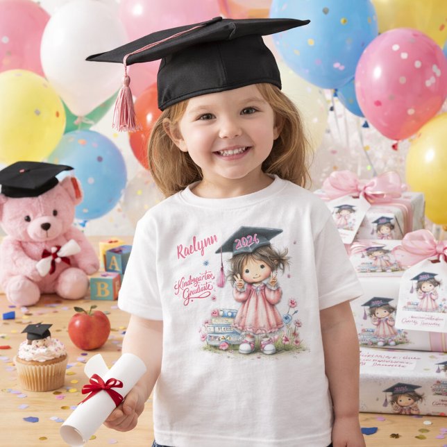 Kindergarten Graduate & First Grade Promotion  T Shirt (Skapare uppladdad)