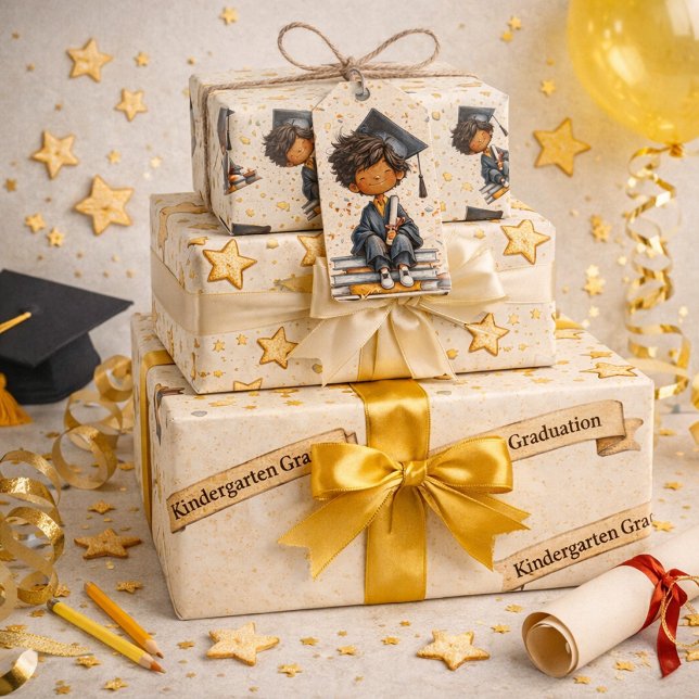Kindergarten Graduation Gift Tag  Presentetikett (Skapare uppladdad)