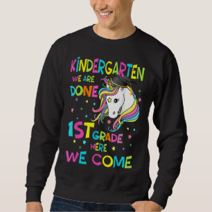 Kindergarten Graduation Magical Unicorn Boys Girls Lång Ärmad Tröja