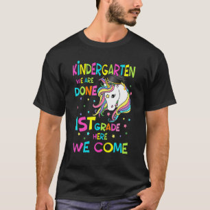 Kindergarten Graduation Magical Unicorn Boys Girls T Shirt