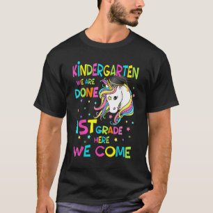 Kindergarten Graduation Magical Unicorn Boys Girls T Shirt