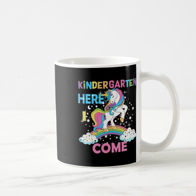 Kindergarten här i Kom School Kindergarten Girl Kaffemugg (Höger)
