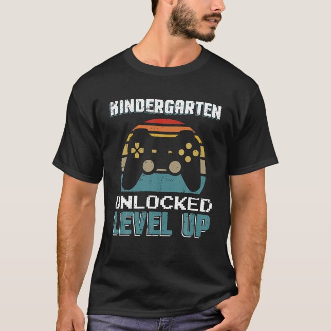 Kindergarten har inte låst upp Back to school-spel T Shirt (Framsida)