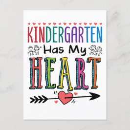 Kindergarten har mitt hjärta Lärarteam Vykort