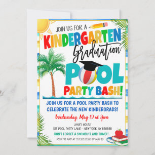 Kindergarten-inbjudan från Bassäng-partiet Student Inbjudningar