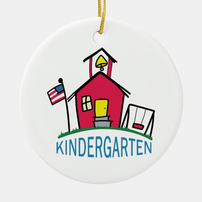 Kindergarten Julgransprydnad Keramik (Framsidan)