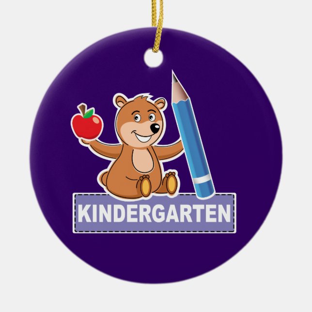 Kindergarten Julgransprydnad Keramik (Framsidan)