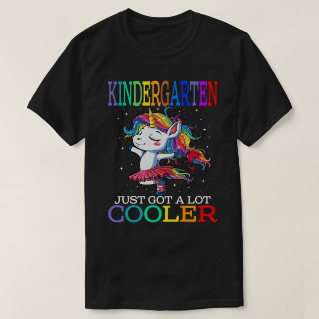 Kindergarten Just Har A Lot Cooler Kindergarten Te T Shirt (Design framsida)