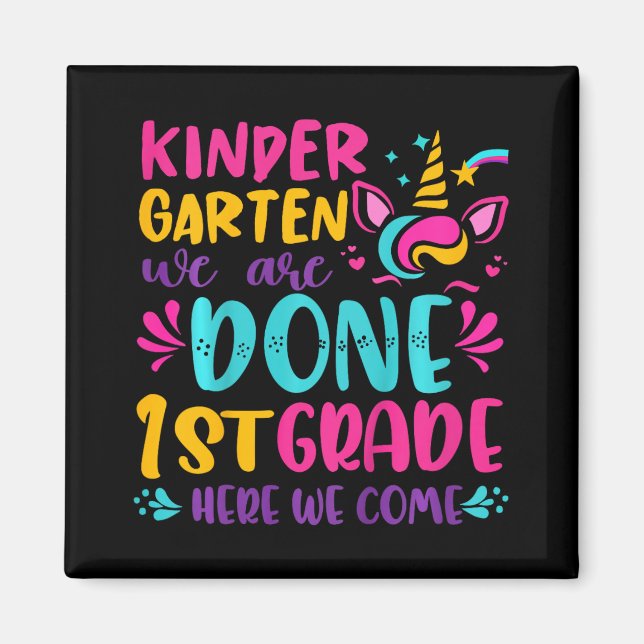 Kindergarten, klar 1:a Klass i förra dagen, skolma Magnet (Framsidan)