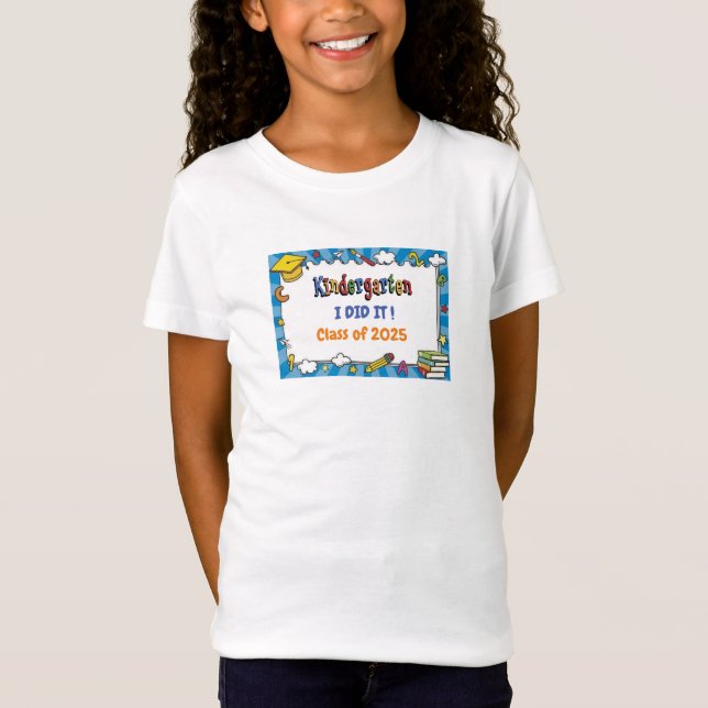 Kindergarten-klass 2024 T-Shirt (Framsida)