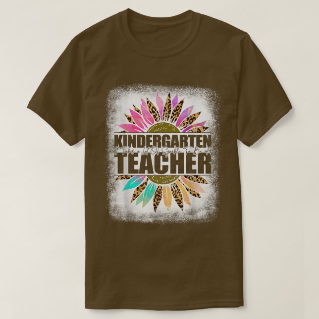 Kindergarten Lacher Leopard Sunsun, tillbaka till  T Shirt (Design framsida)