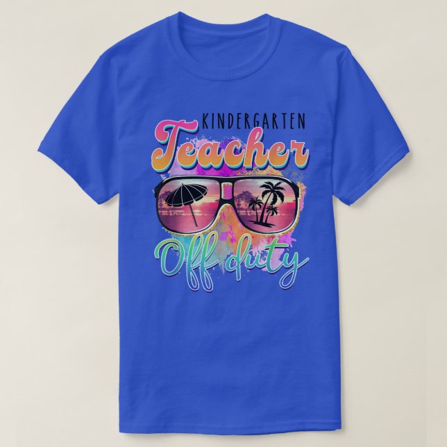 Kindergarten Lacher of Duty Sunglasses Beach Sol T Shirt (Design framsida)
