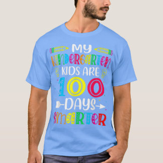 Kindergarten Lärare 100 dagar Smarter 100 dagar T Shirt