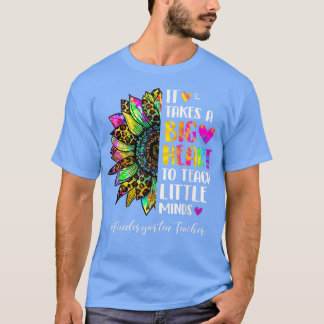 Kindergarten Lärare... Det tar en stor hjärteform T Shirt