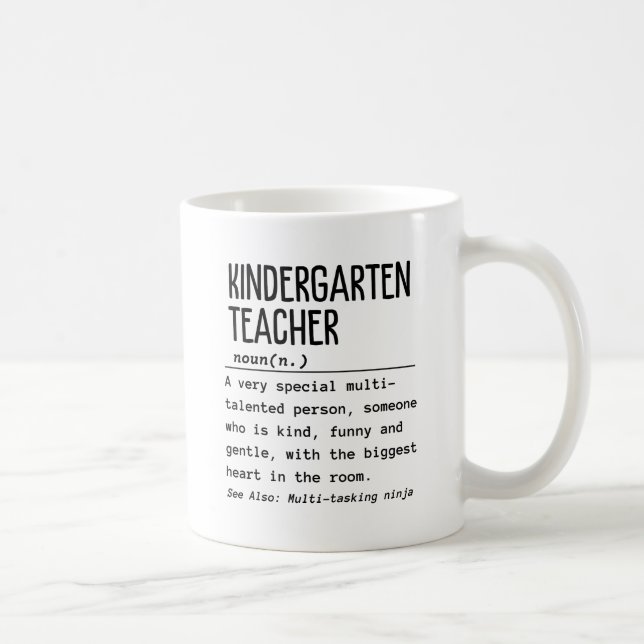 Kindergarten-lärare Kaffemugg (Höger)