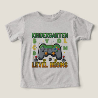 Kindergarten Level Begins T-shirt, Back to School T Shirt