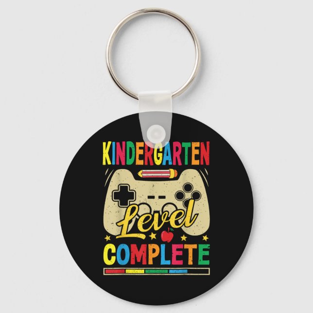 Kindergarten Level Complete Gamer Cl of 2025 Gradu Nyckelring (Framsida)