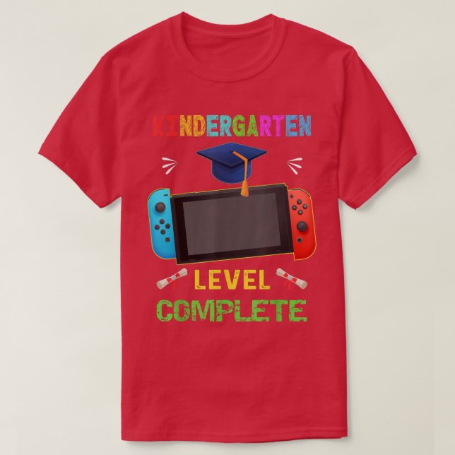 Kindergarten Level Complete Graduation class 2022  T Shirt (Design framsida)