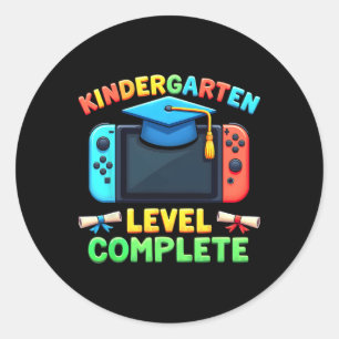 Kindergarten Level Complete Studenten Cl 2025 Gam Runt Klistermärke