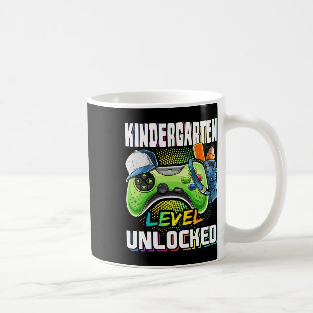 Kindergarten Level Unlocked Video Game Ck To Schoo Kaffemugg (Höger)