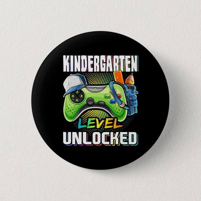 Kindergarten Level Unlocked Video Game Ck To Schoo Knapp (Framsida)