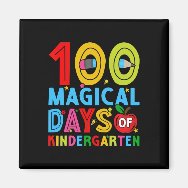 Kindergarten Lycklig 100-årsdagen för skolan Magnet (Framsidan)