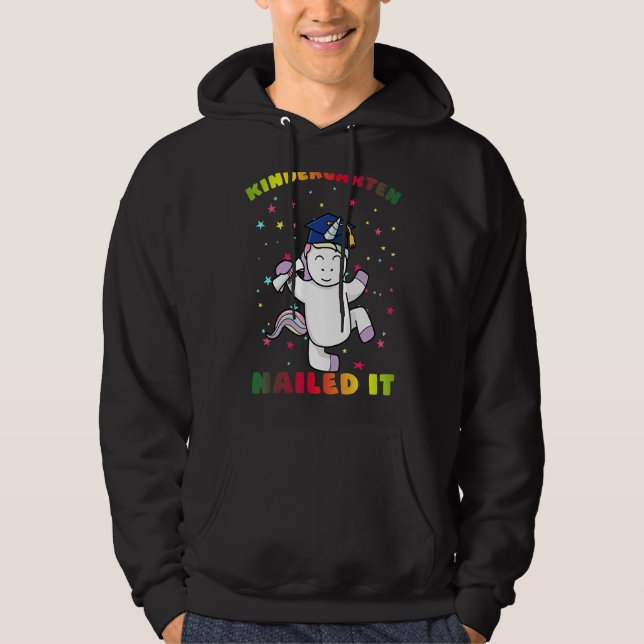 Kindergarten Nailändit det K Pop Unicorn Drama Gra Hoodie (Framsida)