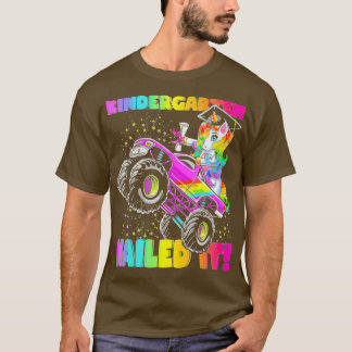 Kindergarten Nailed It Unicorn Monster Truck 2 T Shirt
