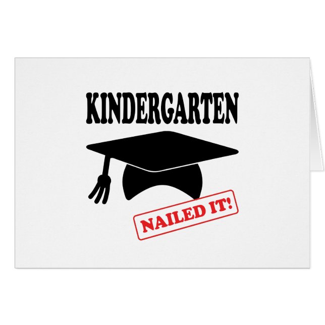 Kindergarten Nailit Hälsningskort (Framsidan Horizontal)