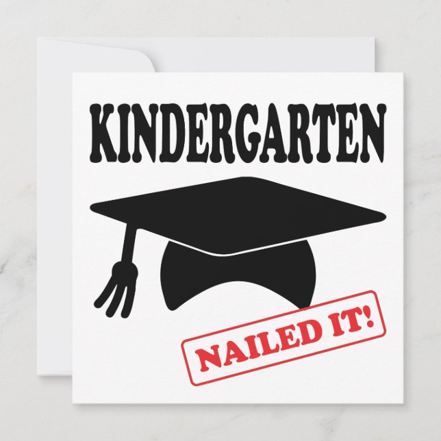 Kindergarten Nailit Inbjudningar (Framsida)