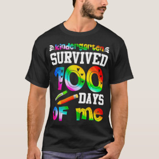 Kindergarten Överlevt 100 dagar med Me100 dagar me T Shirt