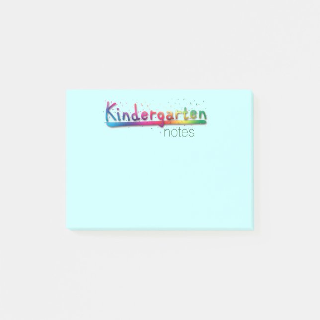 Kindergarten Post-it® Notes Post-it Block (Framsida)