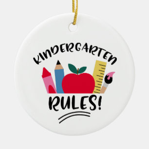 Kindergarten Regler Julgransprydnad Keramik