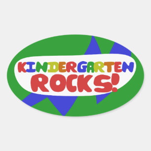 Kindergarten Regler Ovalt Klistermärke