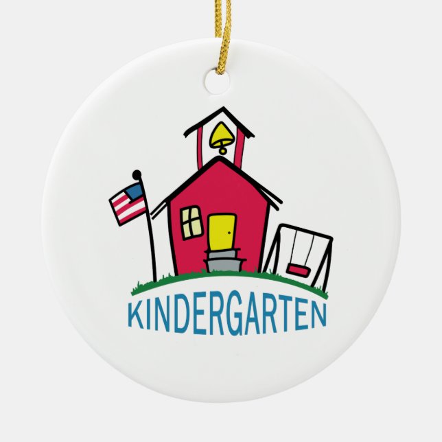 KINDERGARTEN SCHOOOL JULGRANSPRYDNAD KERAMIK (Framsidan)