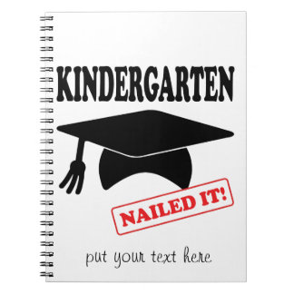 Kindergarten skickade det - tomt anteckningsbok
