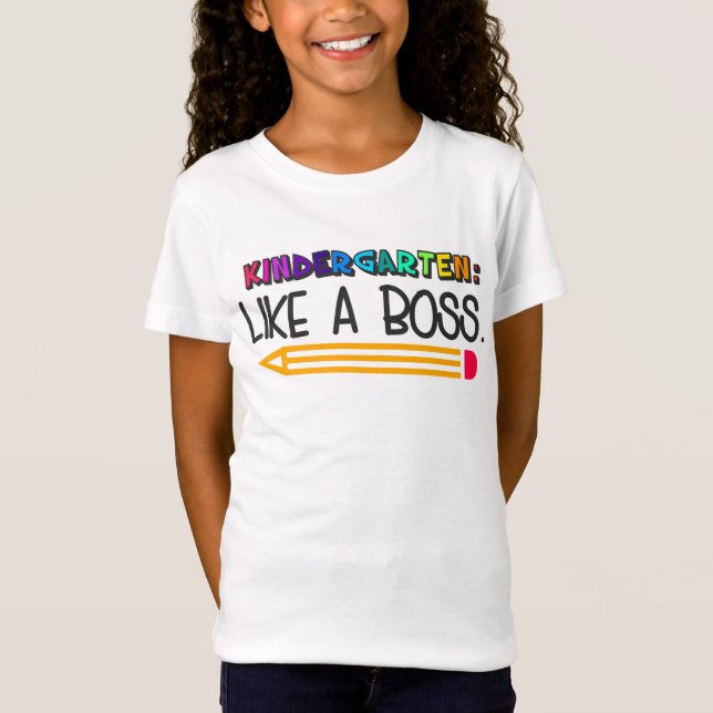 Kindergarten: som A Chef | BACK TO SCHOOL T Shirt (Framsida)
