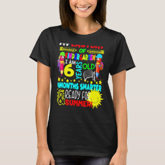 Kindergarten-sommaren i förra skoldagen t shirt