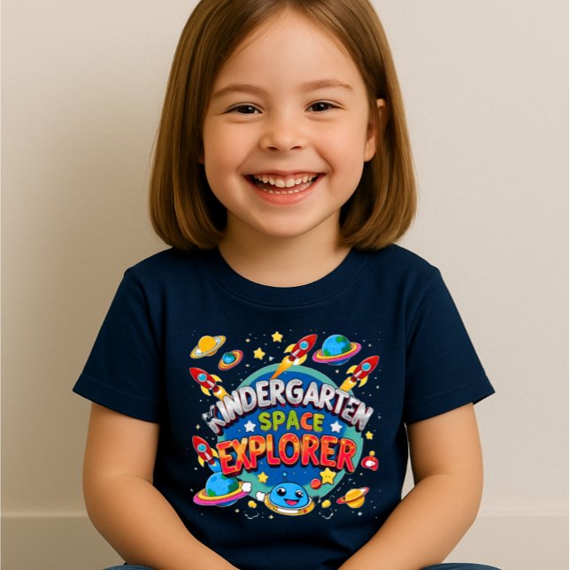 Kindergarten Space Explorer T-Shirt (Skapare uppladdad)