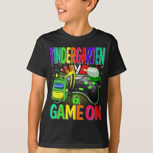 Kindergarten-spel på Back to school T Shirt (Framsida)