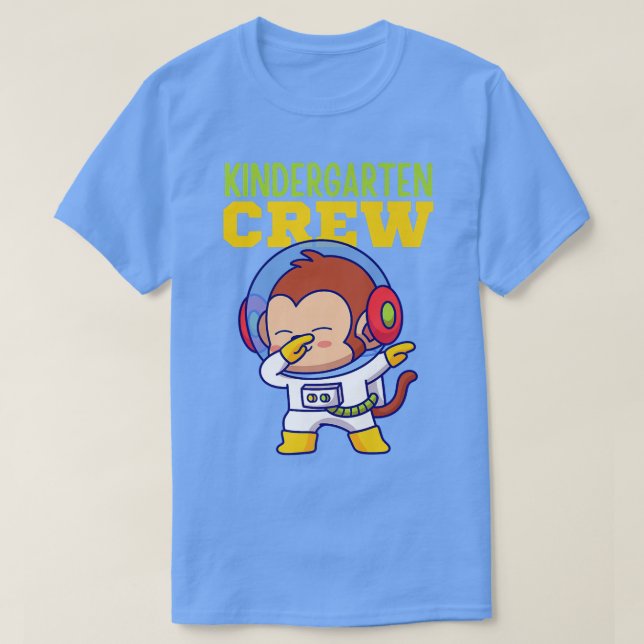 Kindergarten Squad, Back to school, Astronaut Munk T Shirt (Design framsida)