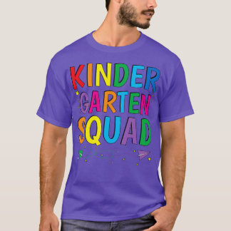 Kindergarten Squad Back to school Preschool PreK T Shirt