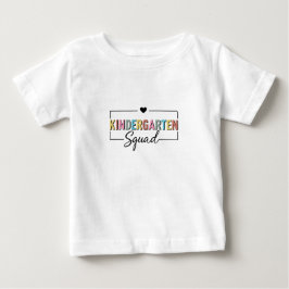 Kindergarten Squad Back to school Rainbow Outfit F T Shirt