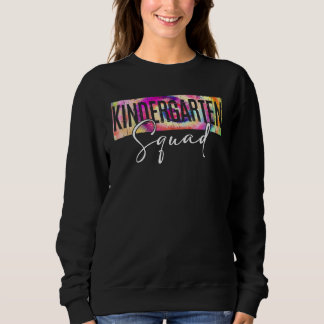 Kindergarten Squad Back to school Tie Dye Kinder T Shirt