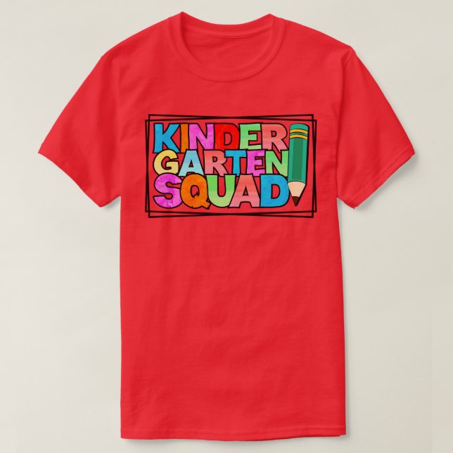 Kindergarten Squad T Shirt (Design framsida)