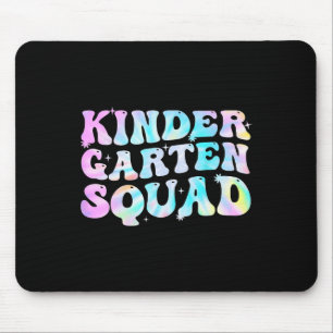 Kindergarten Squad Teacher-barn Tie Dye Tillbaka t Musmatta