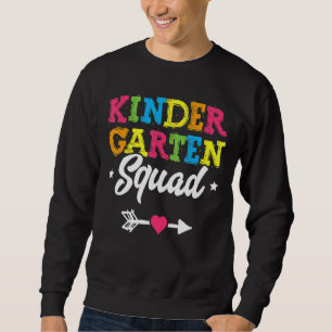 Kindergarten Squad Teacher Student Kid tillbaka ti Lång Ärmad Tröja