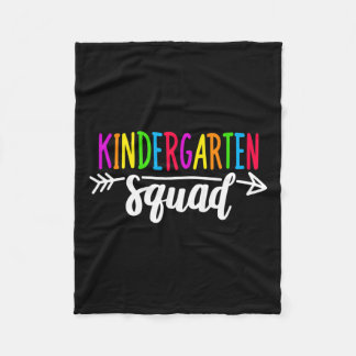 Kindergarten Squad Tee Teacher Back to school Fleecefilt