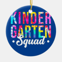 Kindergarten Squad Tie Dye Team Kindergarten