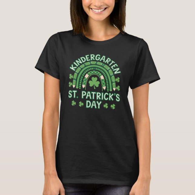 Kindergarten St.Patrick's Day T Shirt (Framsida)